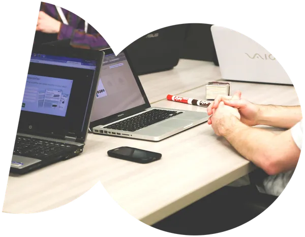 Team working in an office